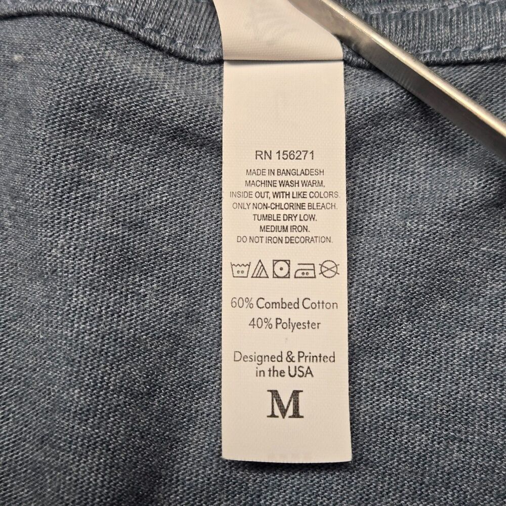 Love In Faith Women’s T‑Shirt M Blue Western Leave Judging to Jesus Christian - Picture 8 of 13